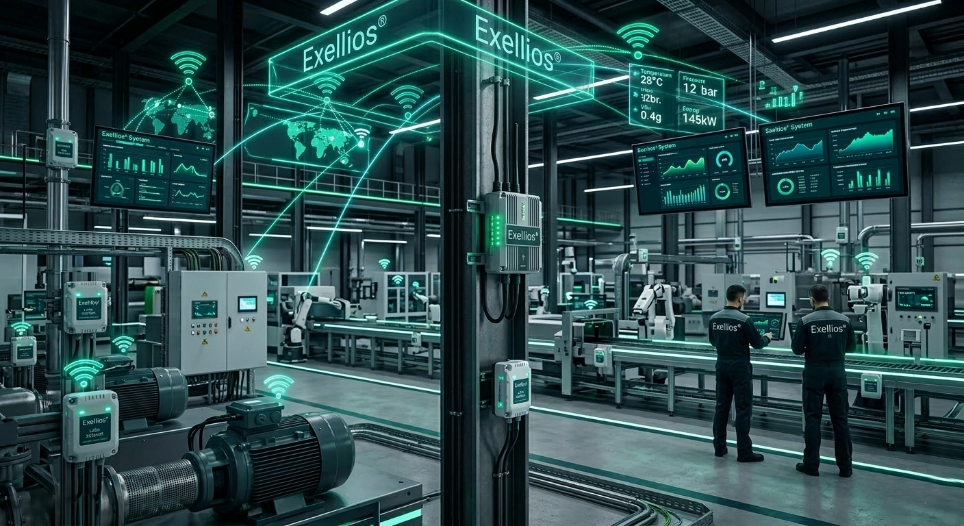 Industria conectada con soluciones IoT Exellios